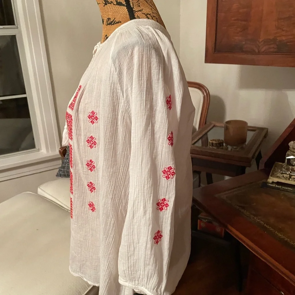 Joie Embroidered Top - Picture 6 of 8